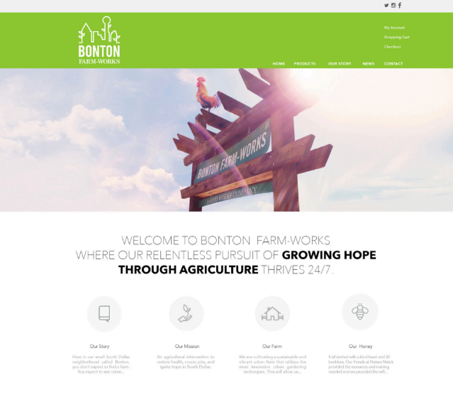 View the portfolio entry titled 'Bonton Farm-Works'