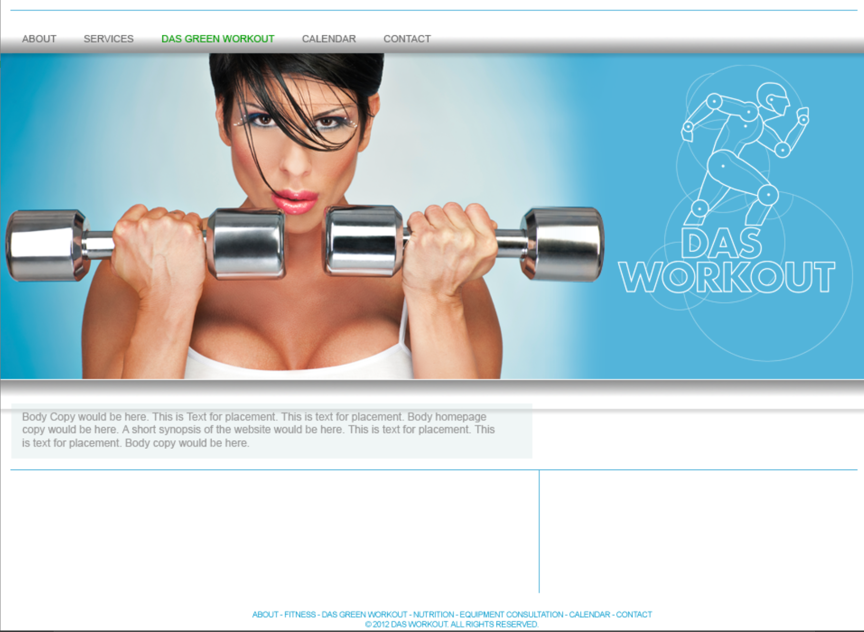 View the portfolio entry titled 'DasWorkout'