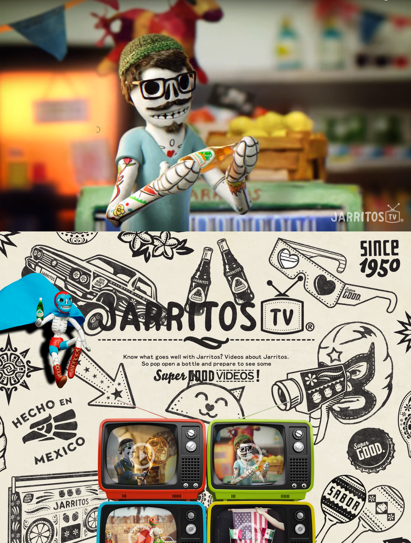 View the portfolio entry titled 'Jarritos'